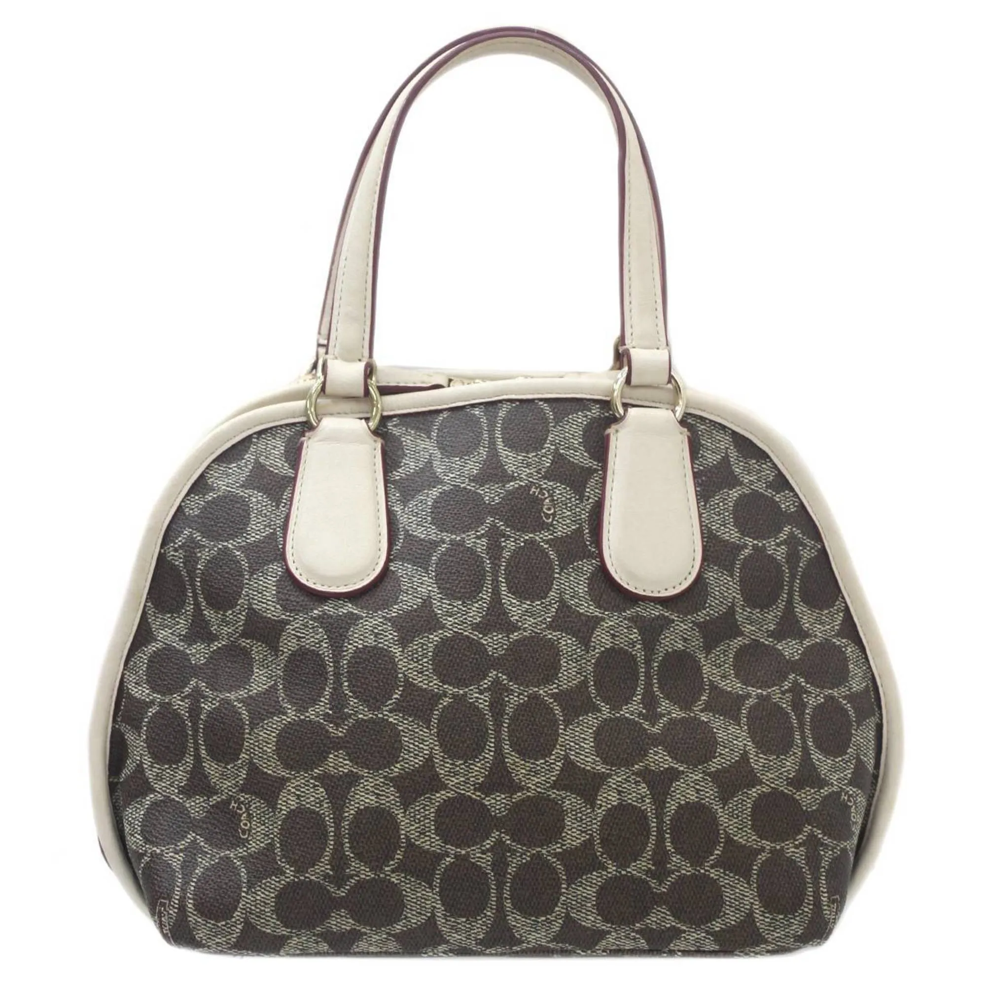 Coach  ivory Handbag Shoulder Bag (Pre-Owned)