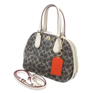 Coach  ivory Handbag Shoulder Bag (Pre-Owned)