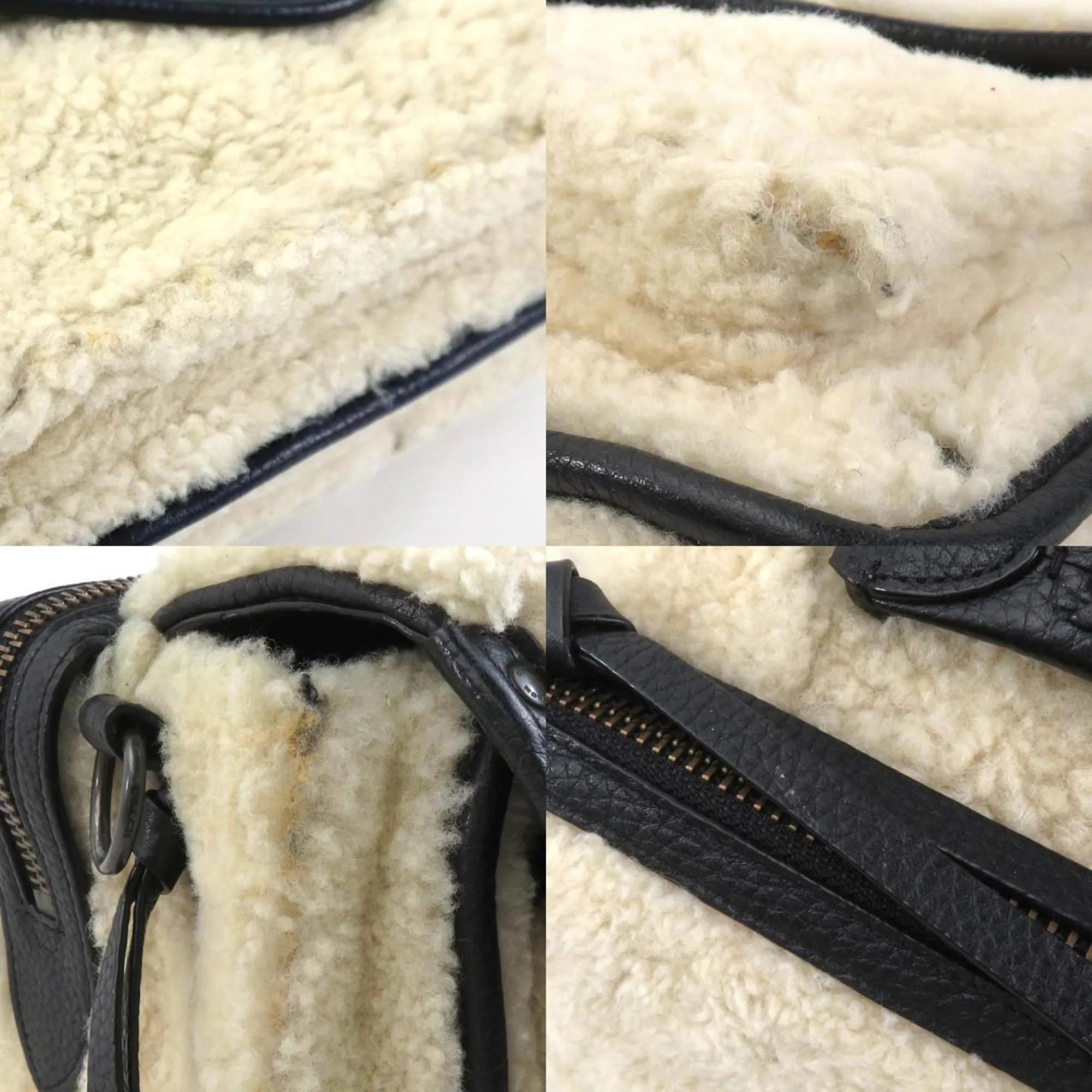 Coach ivory Leather Shoulder Bag (Pre-Owned)