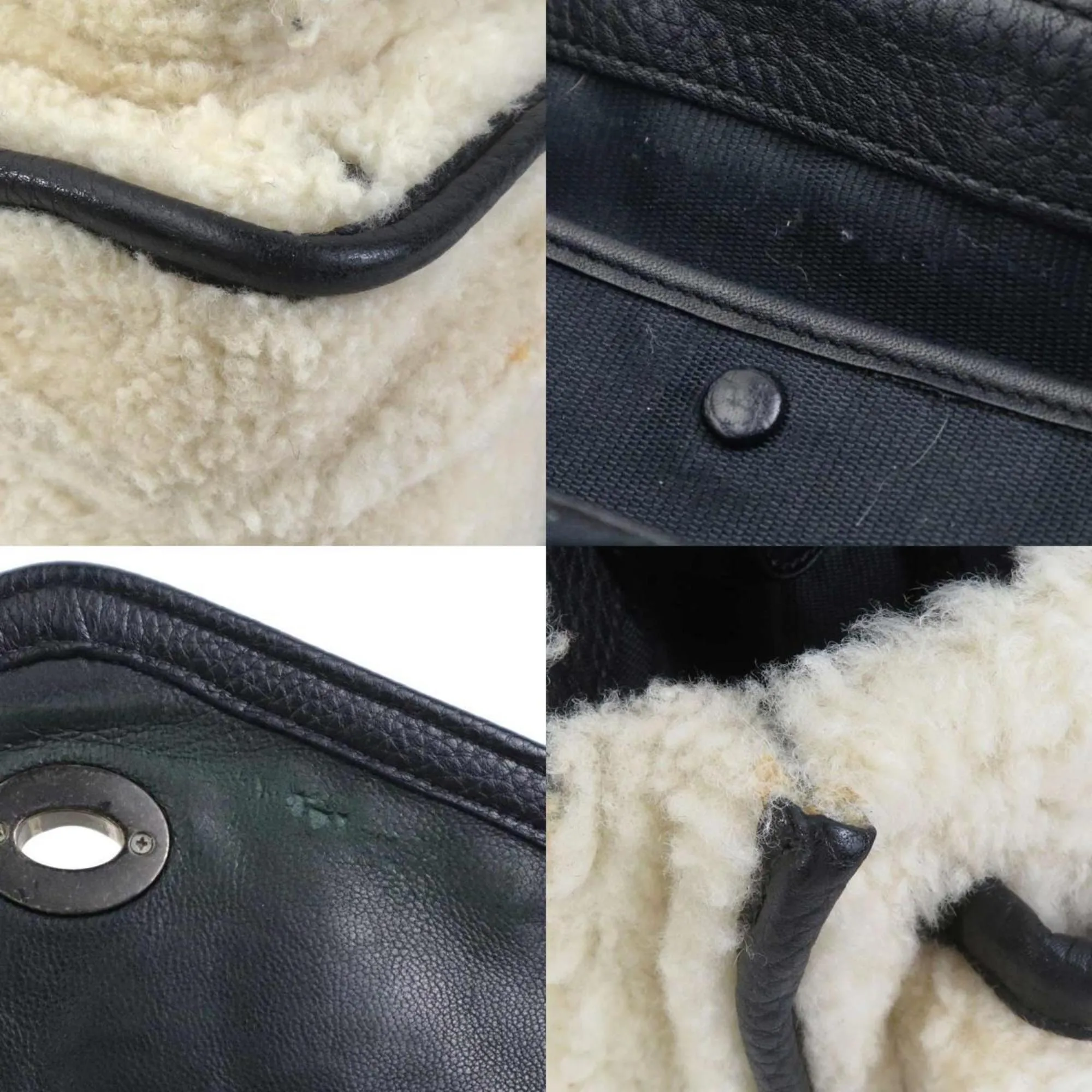 Coach ivory Leather Shoulder Bag (Pre-Owned)