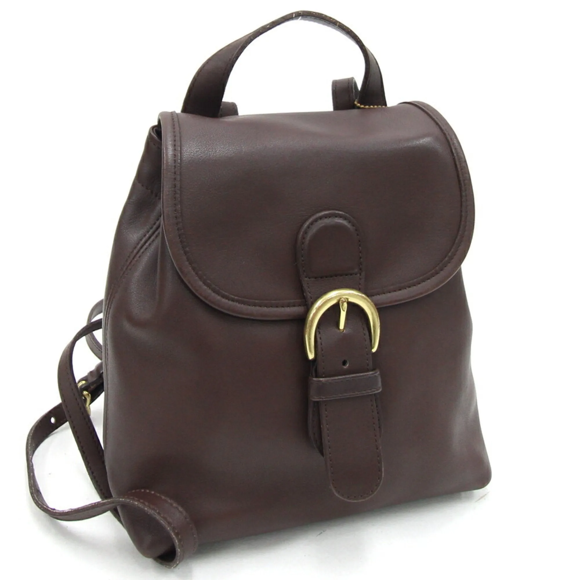 Coach  Leather Backpack (Pre-Owned)