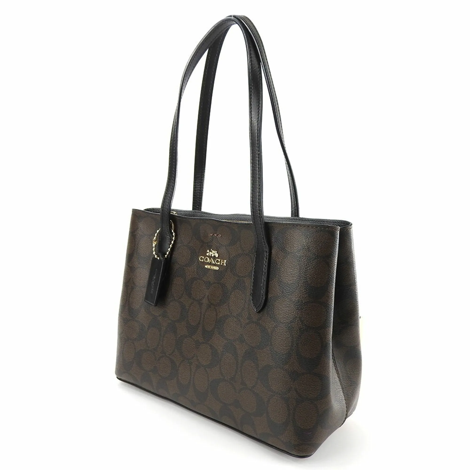 Coach    Leather Handbag (Pre-Owned)