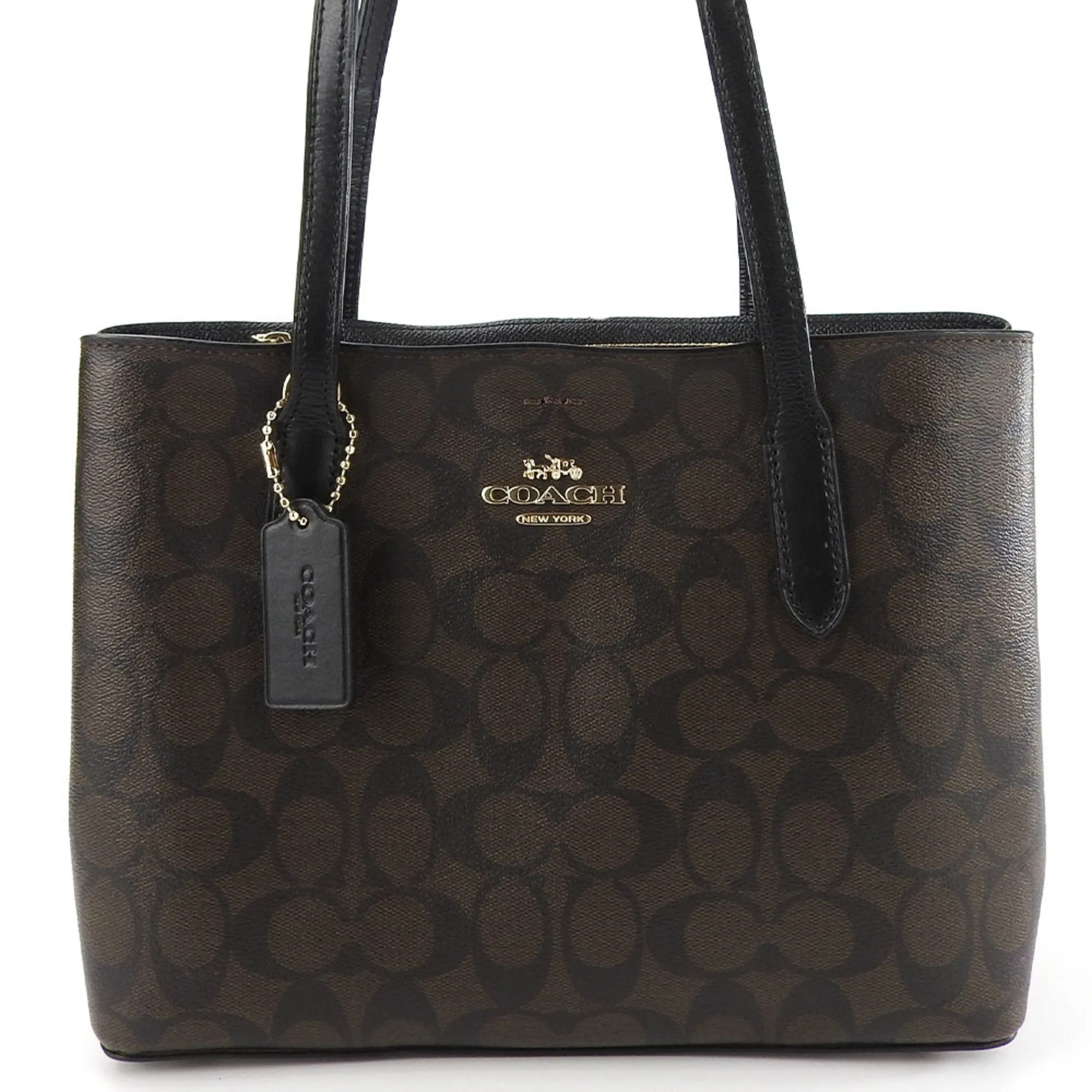 Coach    Leather Handbag (Pre-Owned)