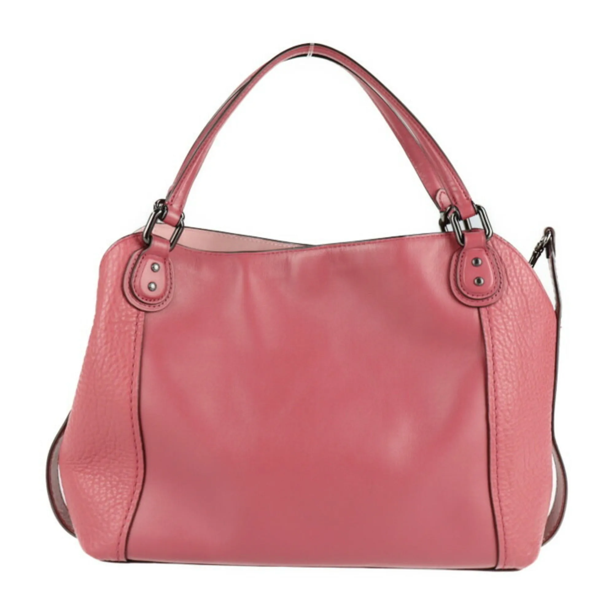 Coach  Leather Handbag Shoulder Bag (Pre-Owned)
