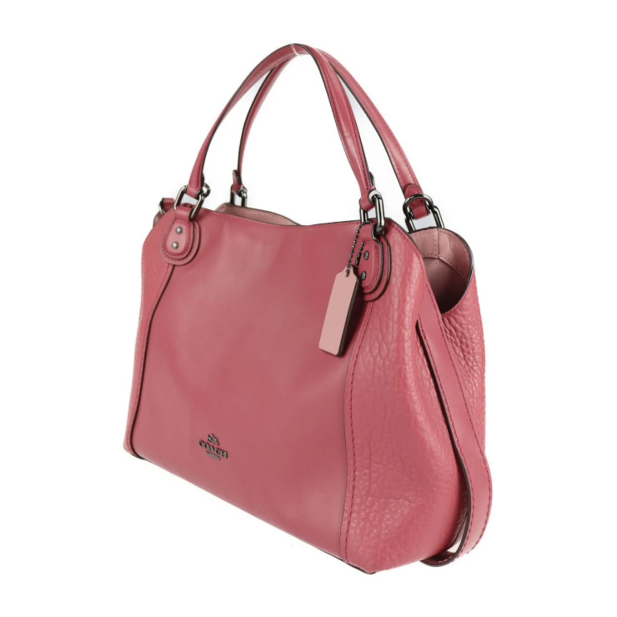 Coach  Leather Handbag Shoulder Bag (Pre-Owned)