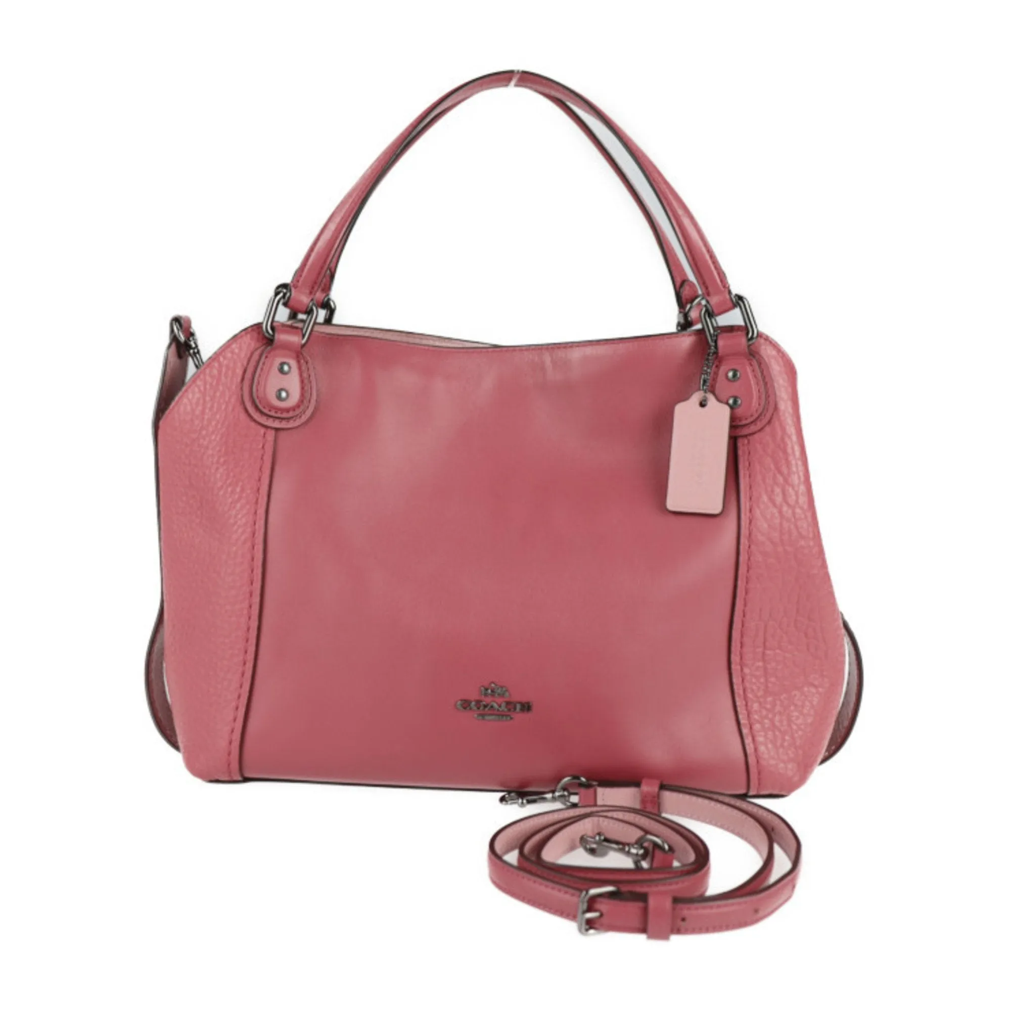 Coach  Leather Handbag Shoulder Bag (Pre-Owned)