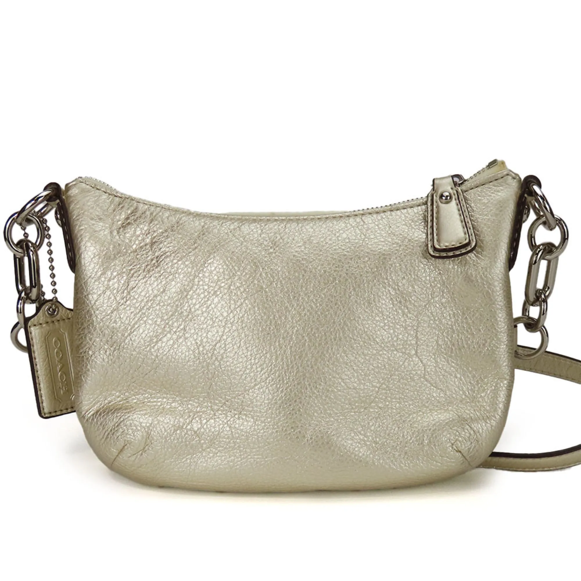 Coach  Leather Pochette Shoulder Bag (Pre-Owned)