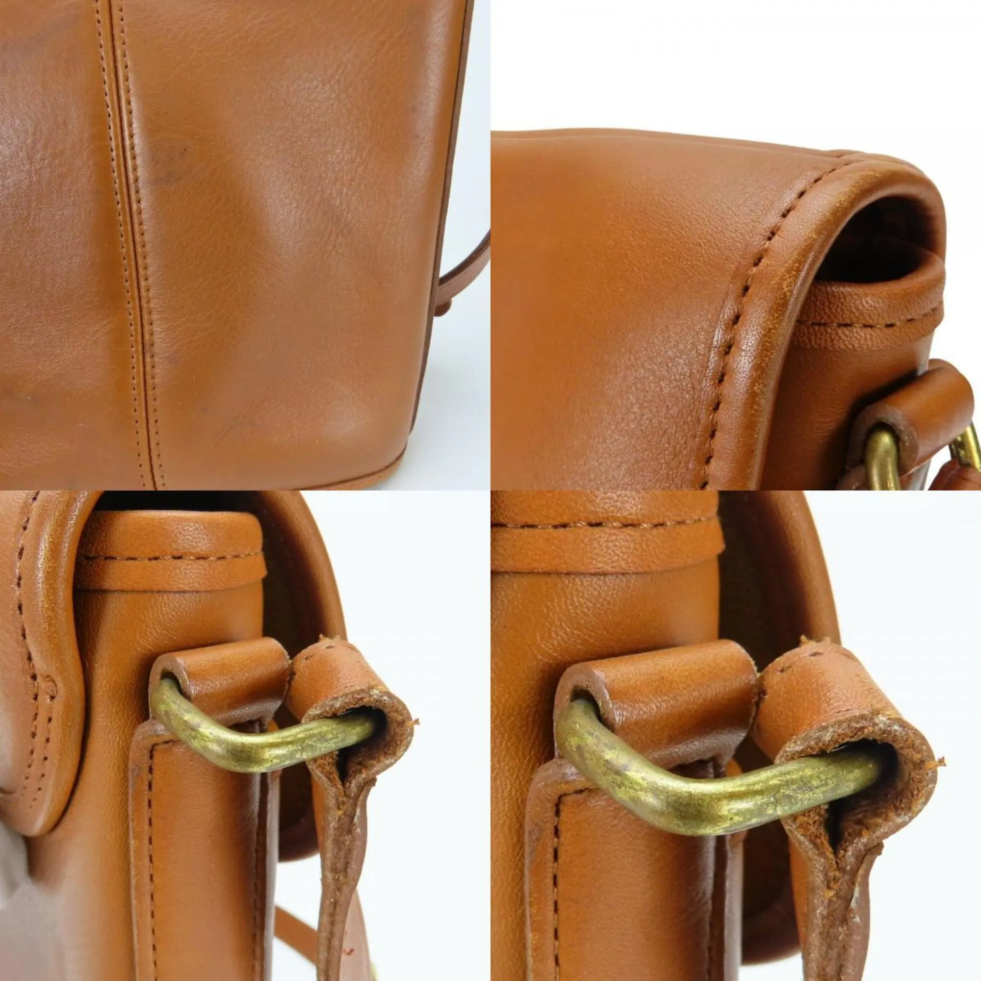 Coach Leather Shoulder Bag (Pre-Owned)