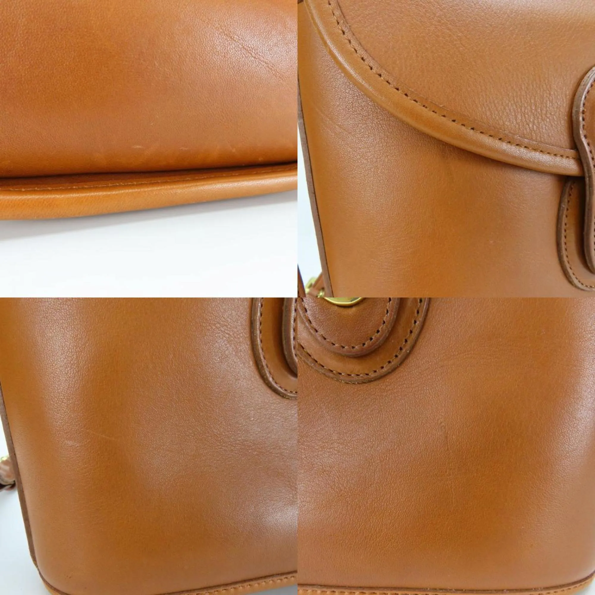 Coach Leather Shoulder Bag (Pre-Owned)