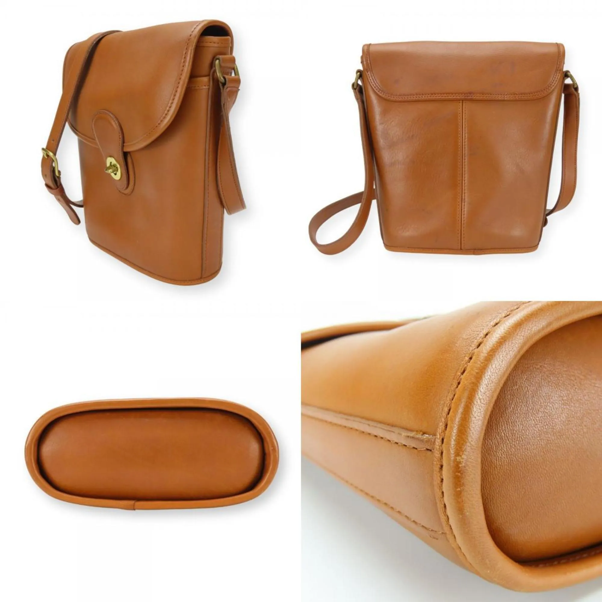 Coach Leather Shoulder Bag (Pre-Owned)