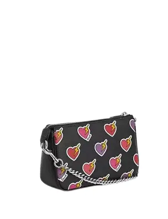 Coach Nolita 19 With Heart Bolt Print