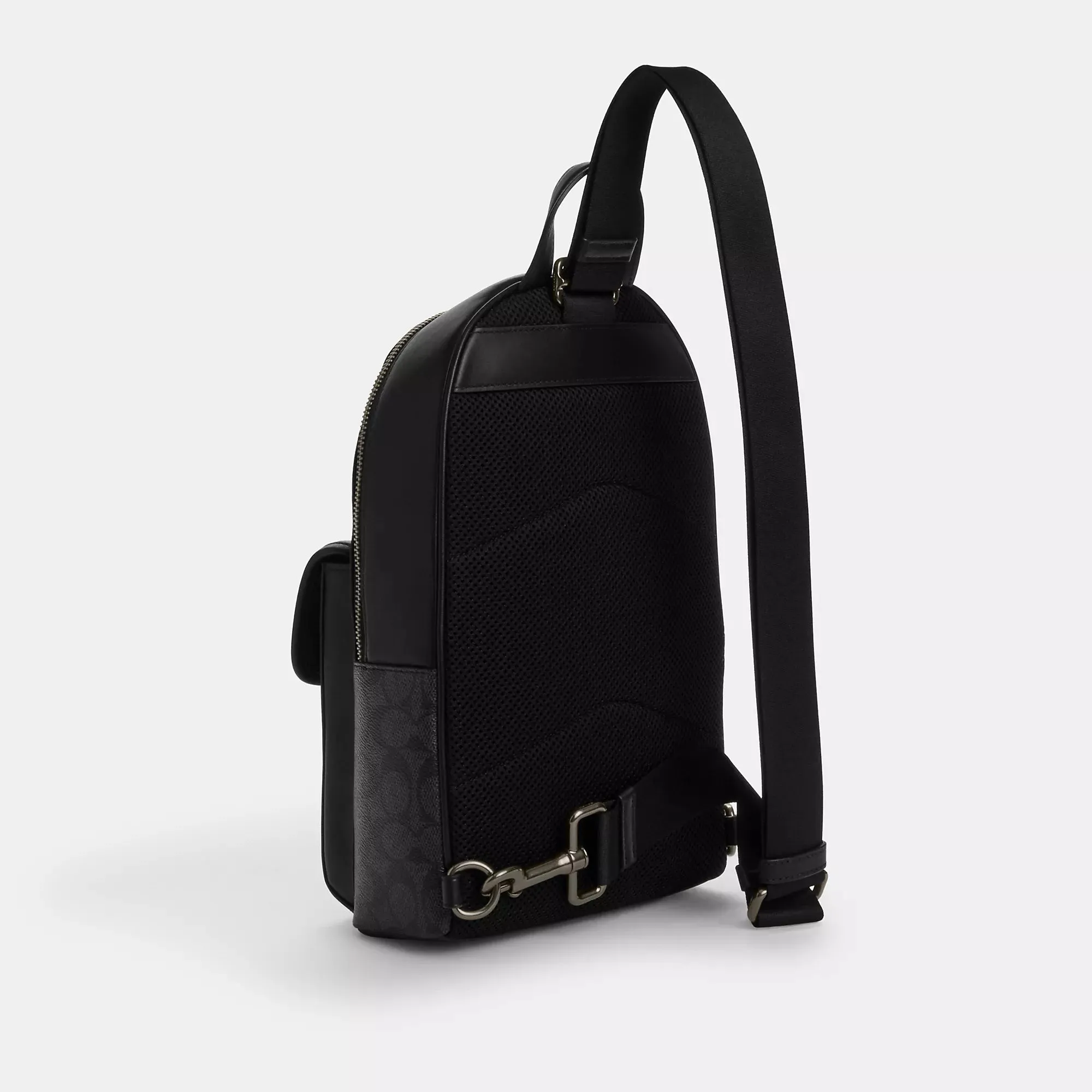 Coach Outlet Turnlock Sling Pack In Signature Canvas