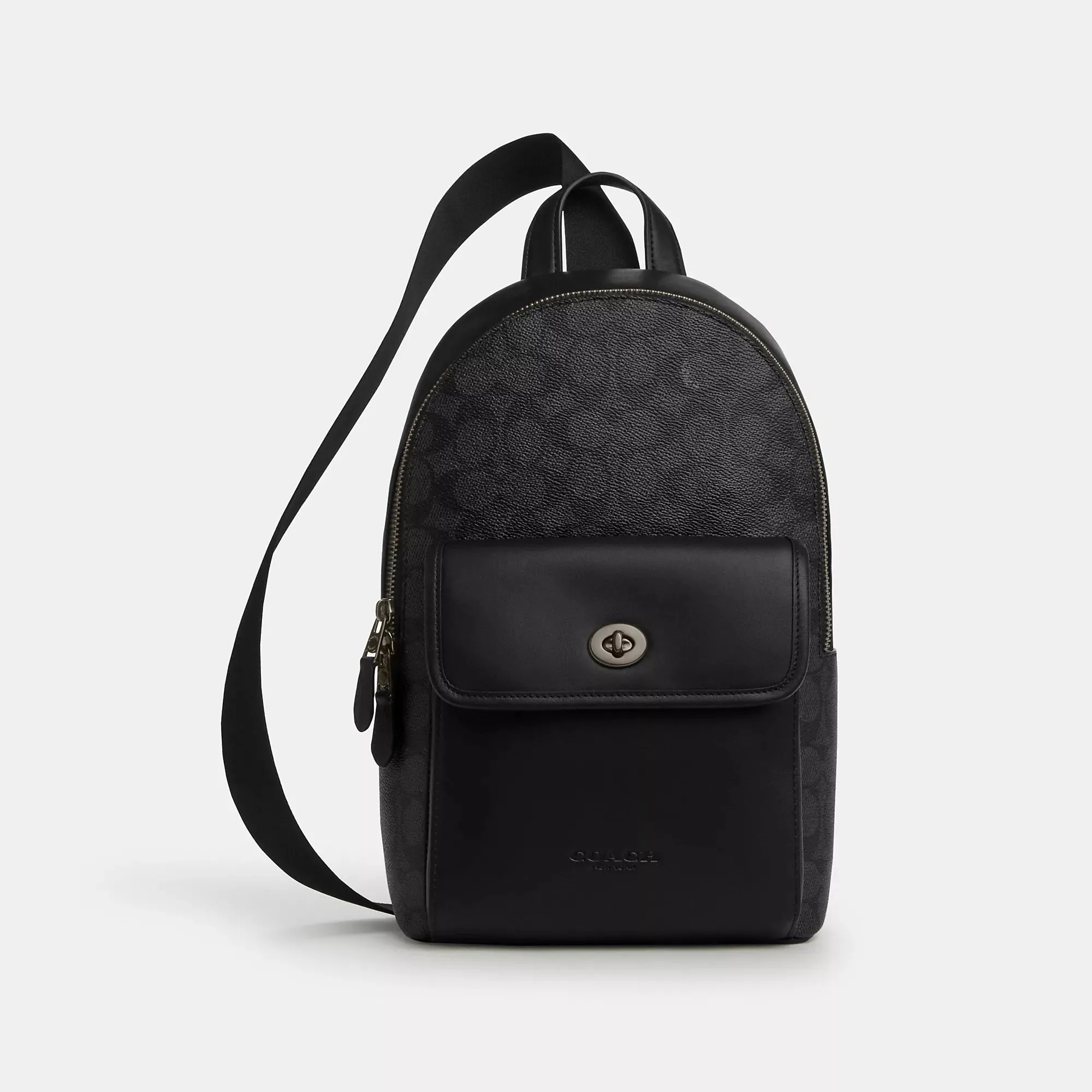 Coach Outlet Turnlock Sling Pack In Signature Canvas