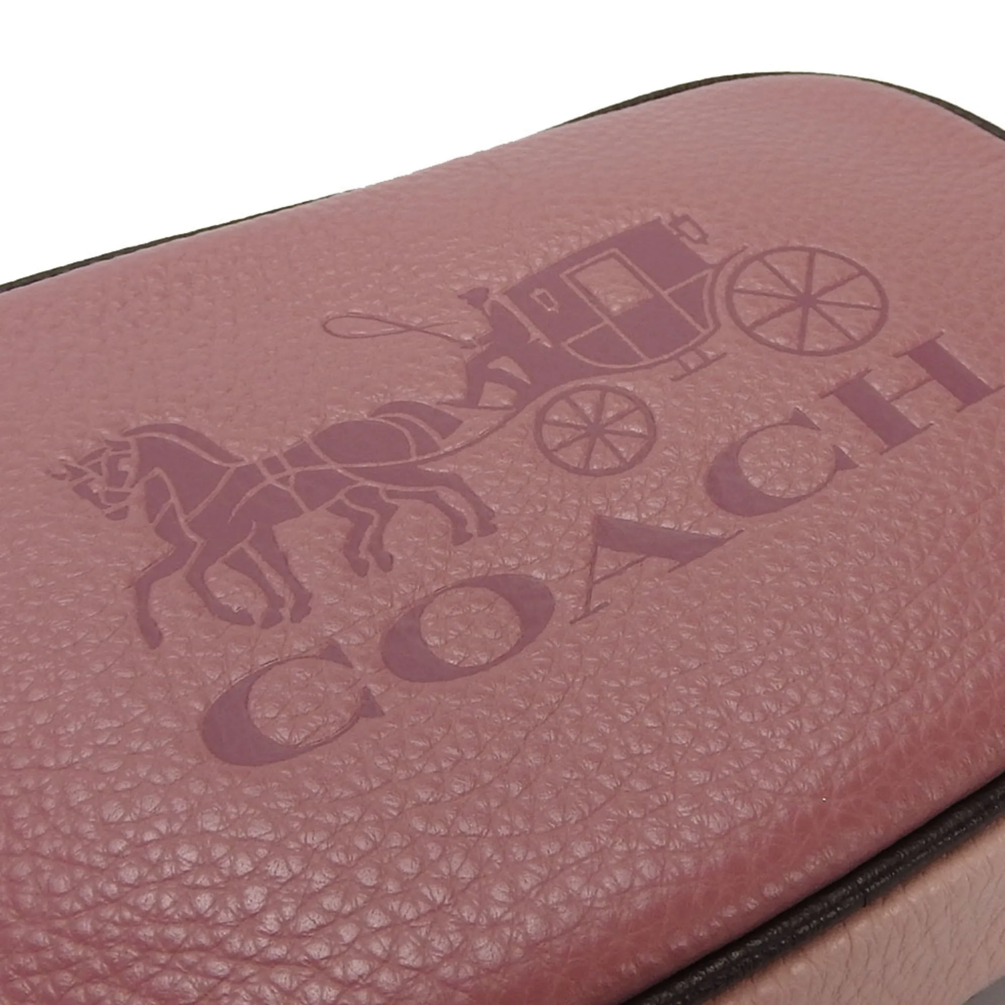 Coach  pink Leather Shoulder Bag Sling Bag (Pre-Owned)