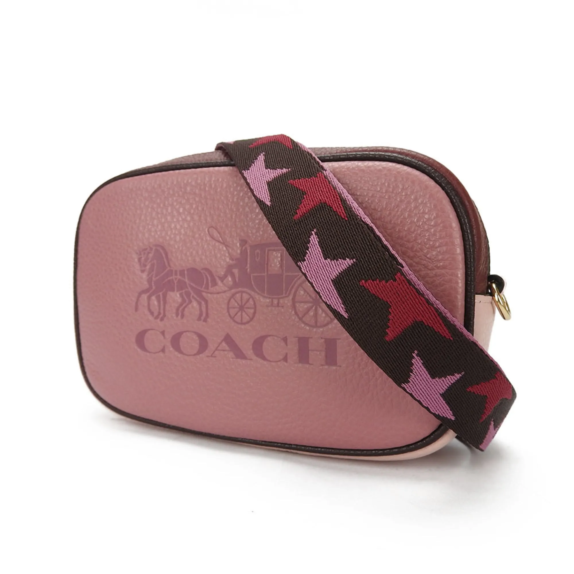 Coach  pink Leather Shoulder Bag Sling Bag (Pre-Owned)