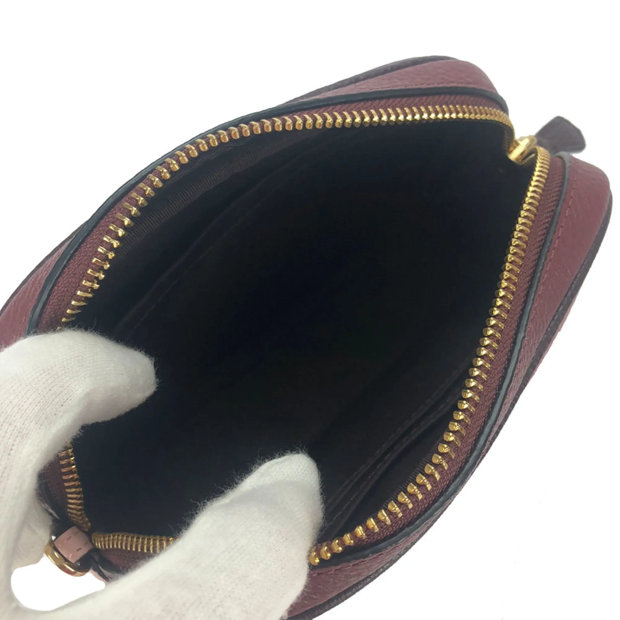 Coach  pink Leather Shoulder Bag Sling Bag (Pre-Owned)