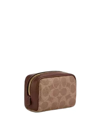 Coach Pouch Wristlet In Signature Canvas