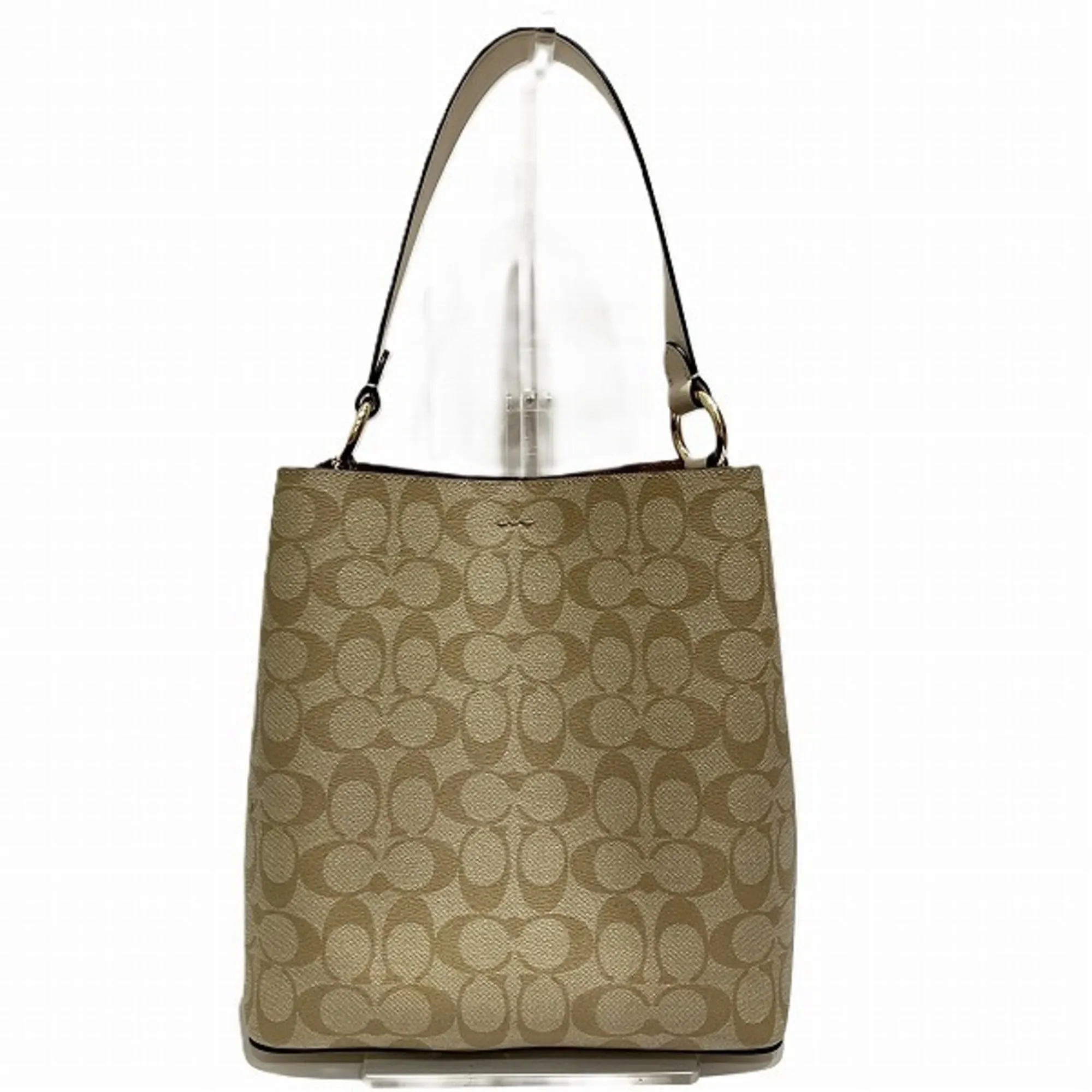 Coach   Pvc Leather Handbag Shoulder Bag (Pre-Owned)
