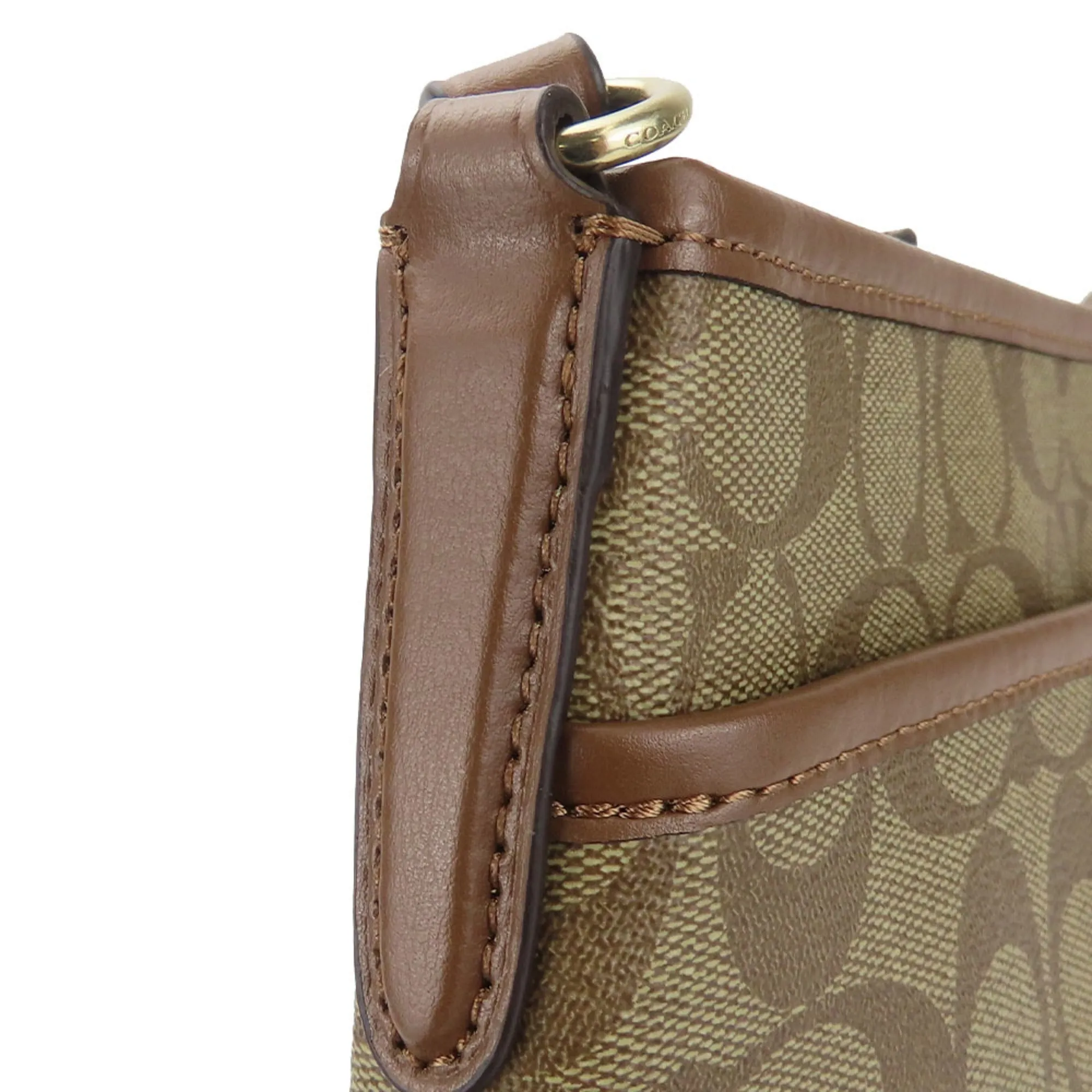 Coach  Pvc Leather Shoulder Bag (Pre-Owned)