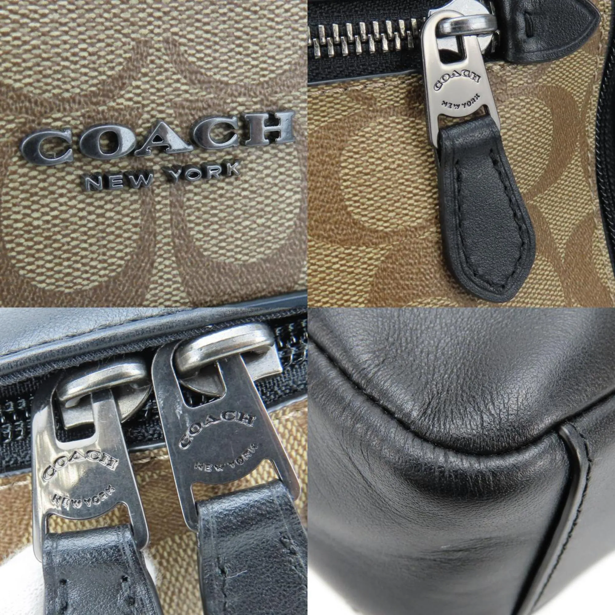 Coach   Pvc Leather Shoulder Bag Sling Bag (Pre-Owned)