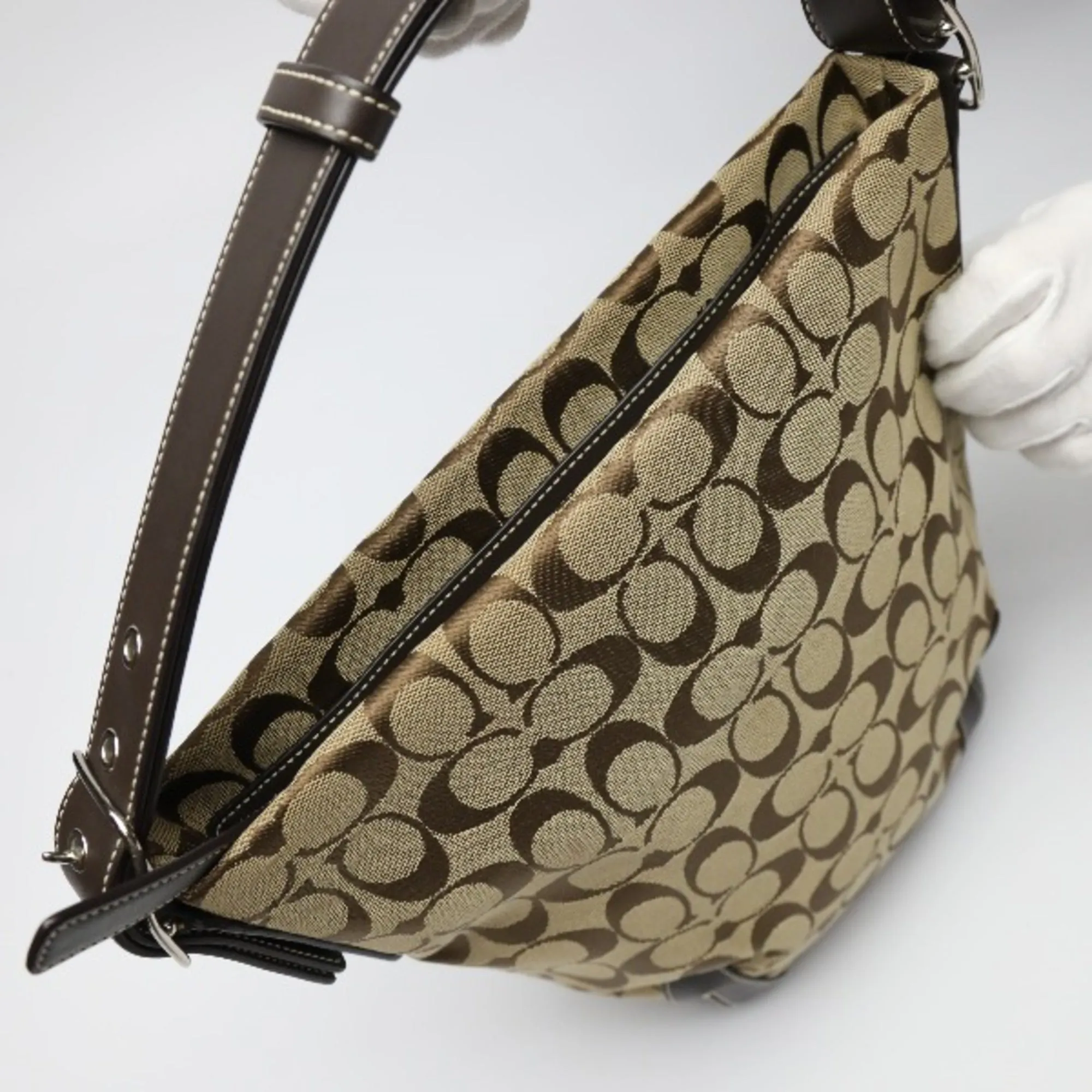 Coach Signature Canvas Shopper Bag (Pre-Owned)