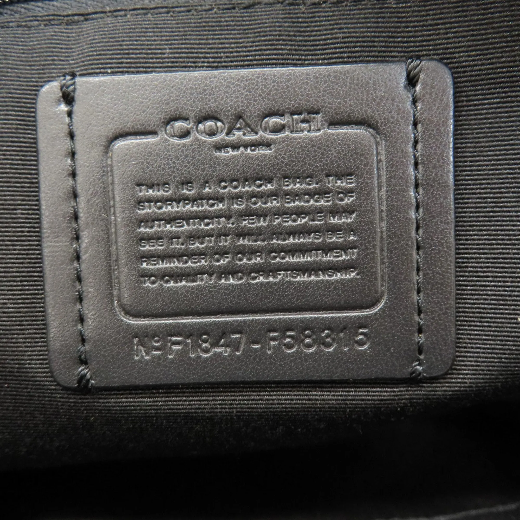 Coach Signature  Signature Line Backpack (Pre-Owned)