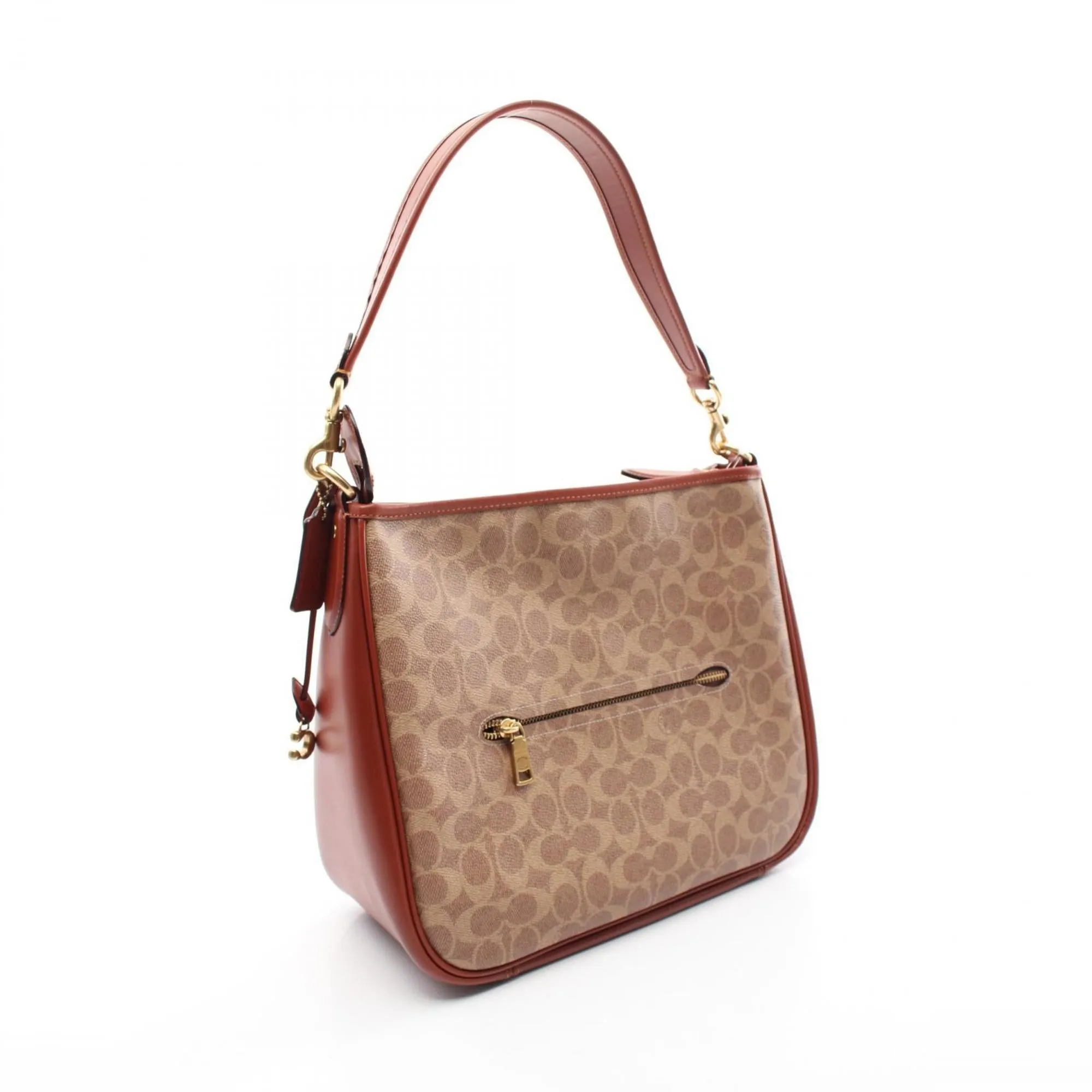 Coach Signature   Signature Line Shoulder Bag (Pre-Owned)