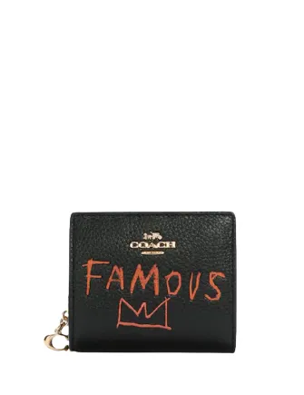 Coach X Jean Michel Basquiat Snap Wallet