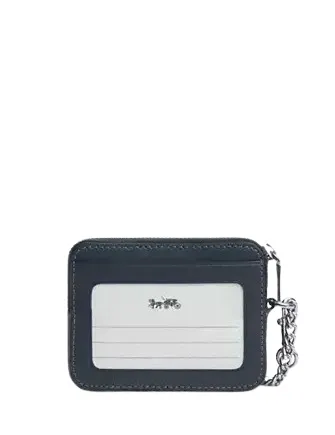 Coach Zip Card Case With Quilting