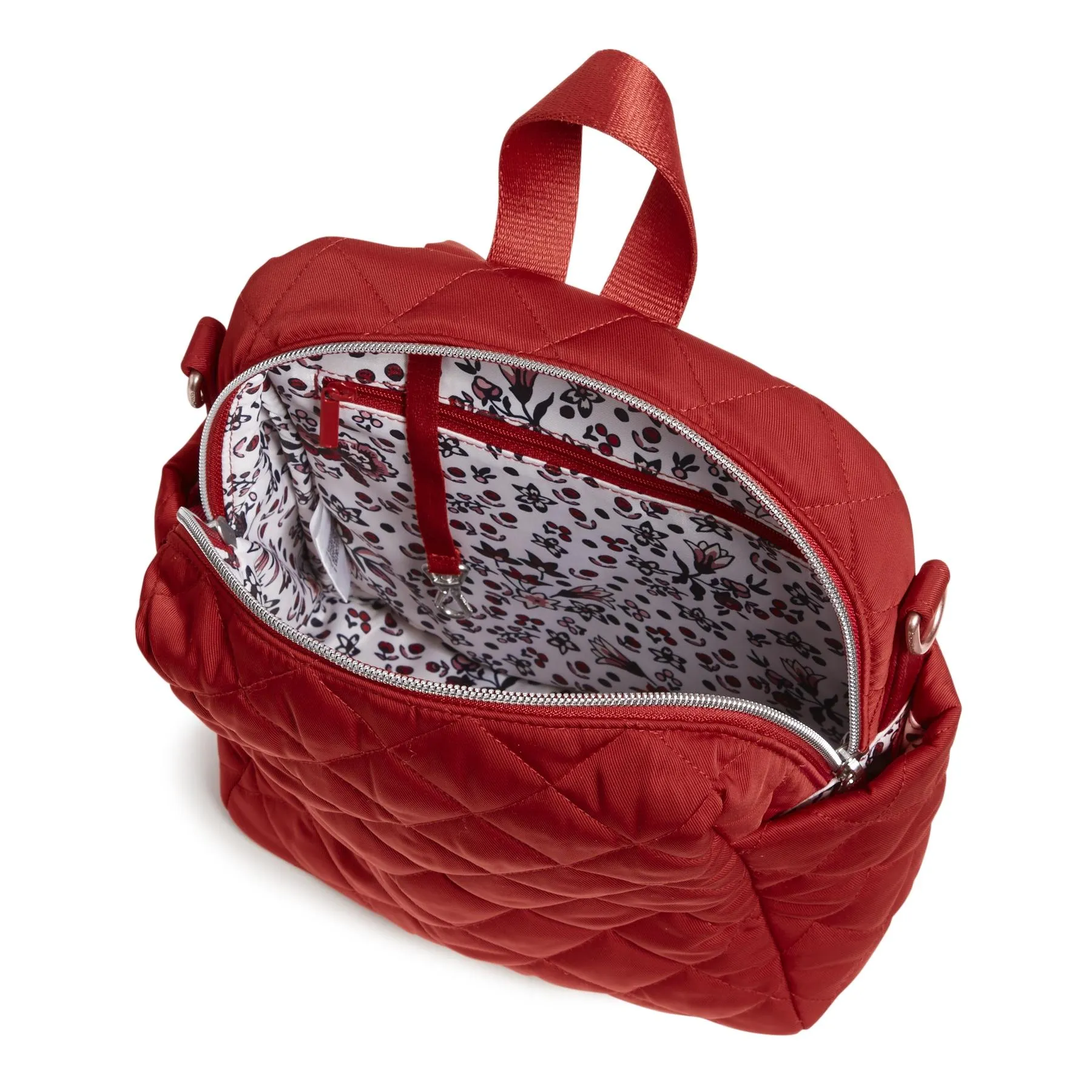 Convertible Small Backpack - Cardinal Red