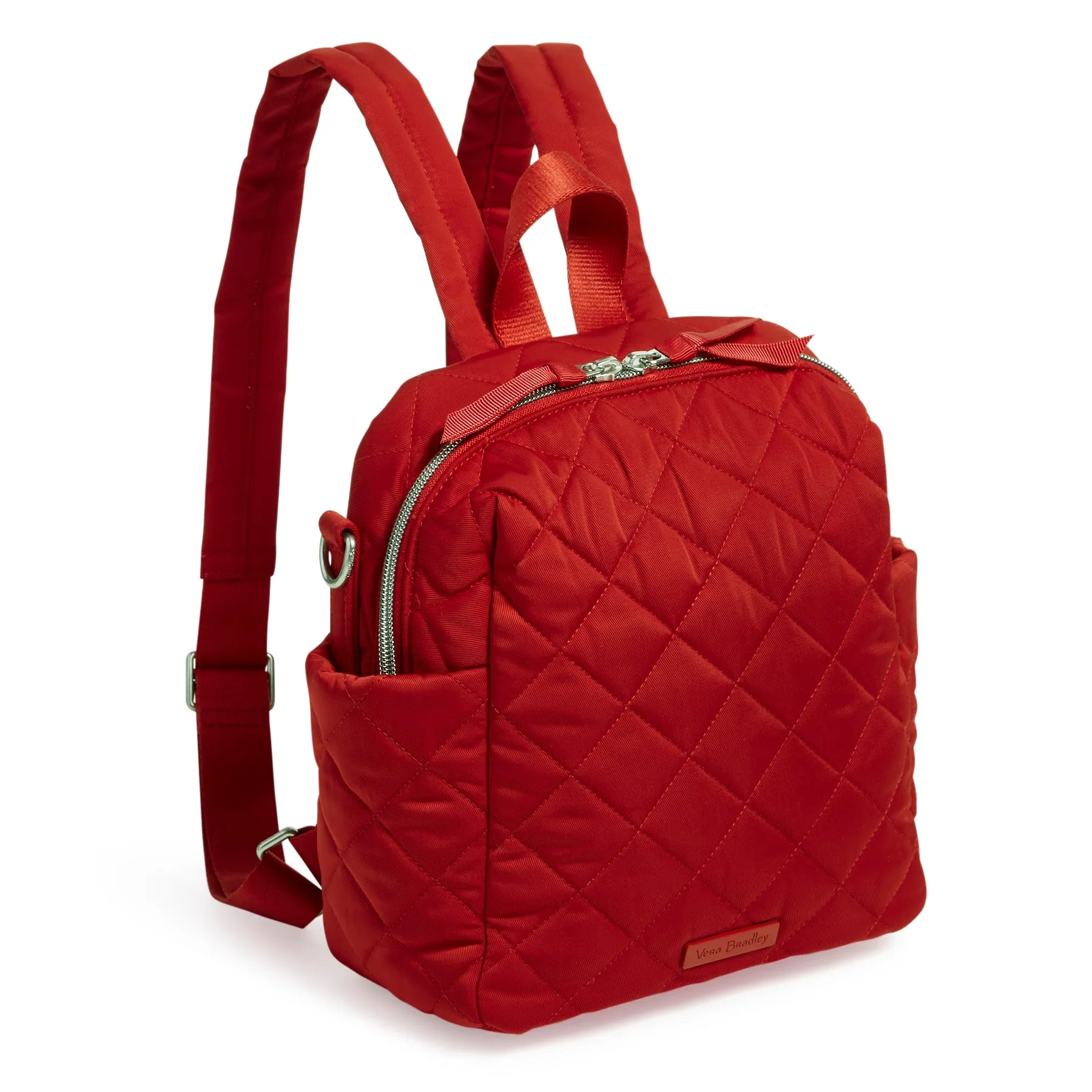 Convertible Small Backpack - Cardinal Red