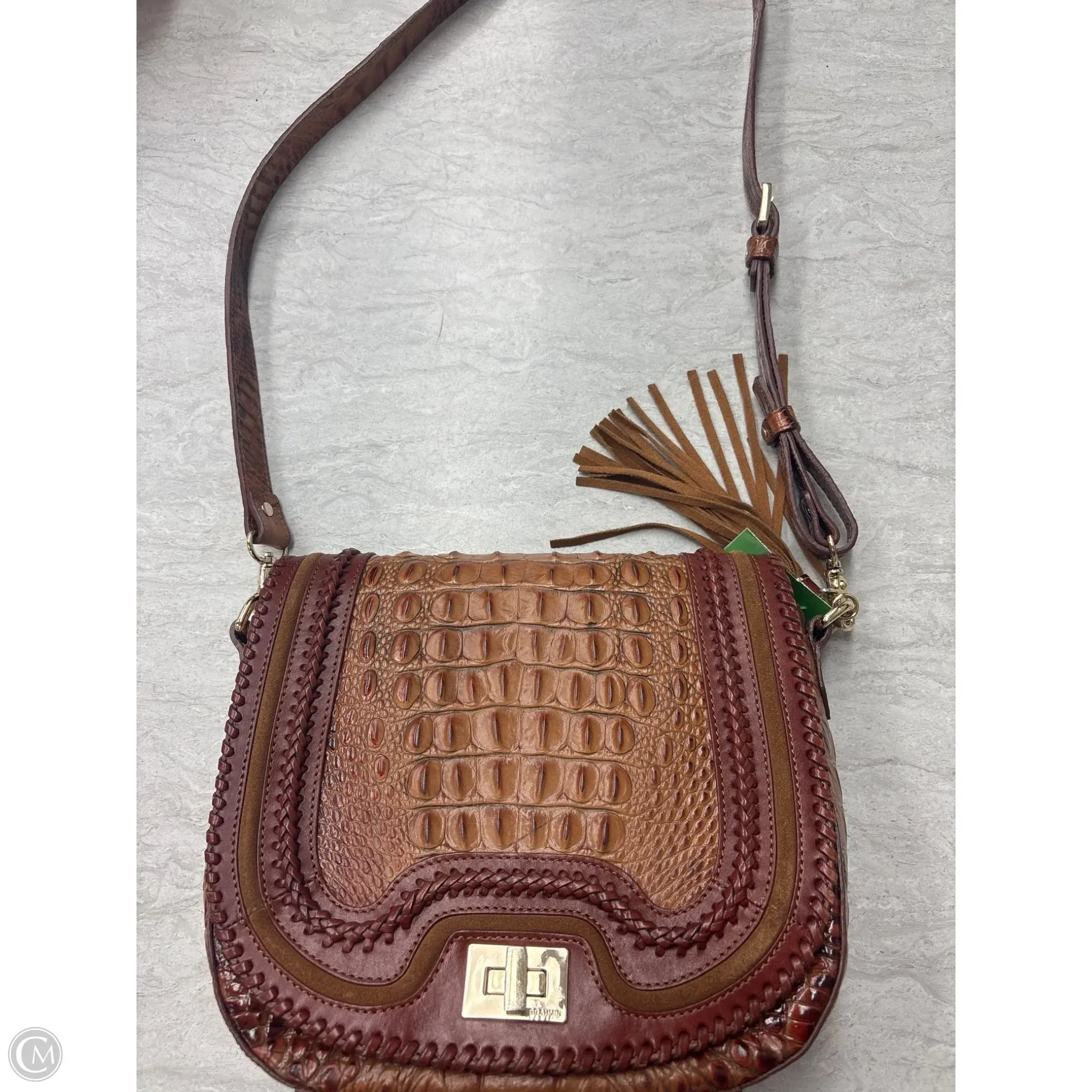 Crossbody Designer By Brahmin, Size: Large