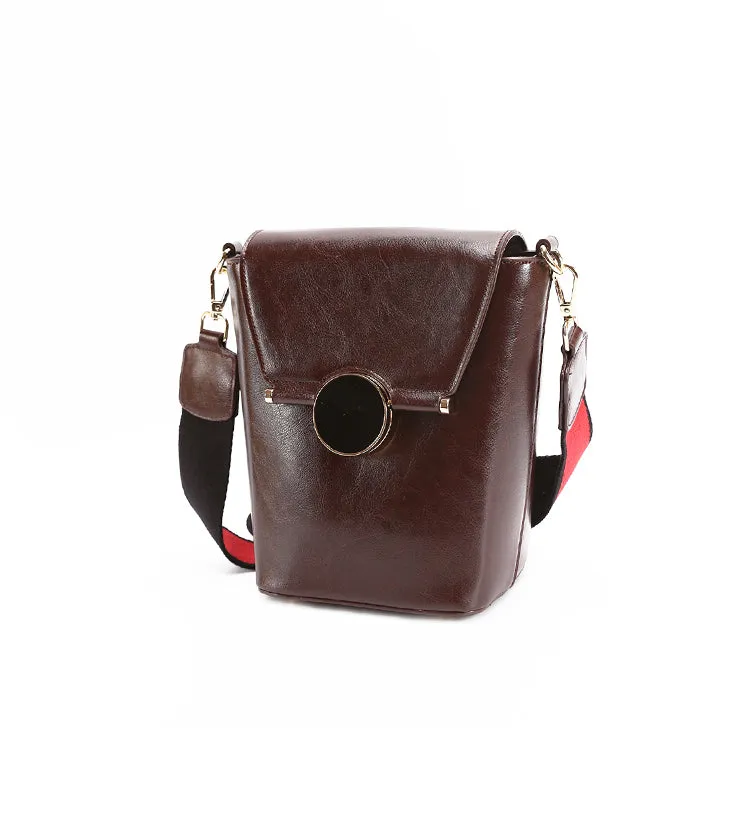 Cute Bucket Bag LEATHER WOMENs SHOULDER BAG Purse FOR WOMEN