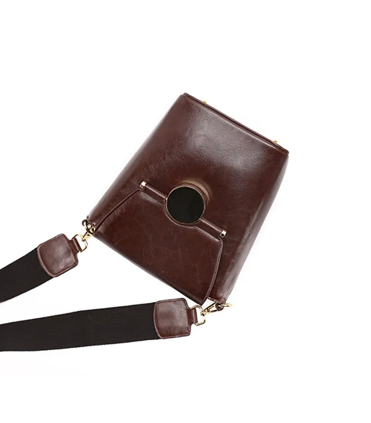 Cute Bucket Bag LEATHER WOMENs SHOULDER BAG Purse FOR WOMEN
