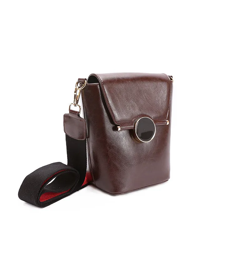 Cute Bucket Bag LEATHER WOMENs SHOULDER BAG Purse FOR WOMEN