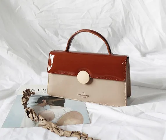 Cute Leather Brown Womens Handbag Crossbody Bag Purse Shoulder Bag for Women