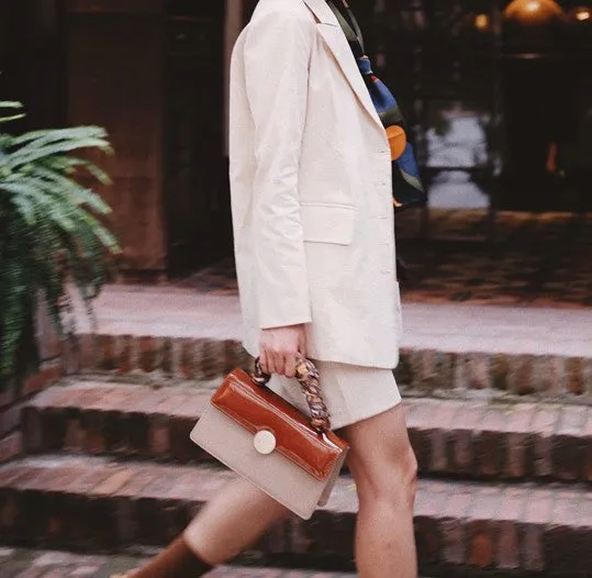Cute Leather Brown Womens Handbag Crossbody Bag Purse Shoulder Bag for Women