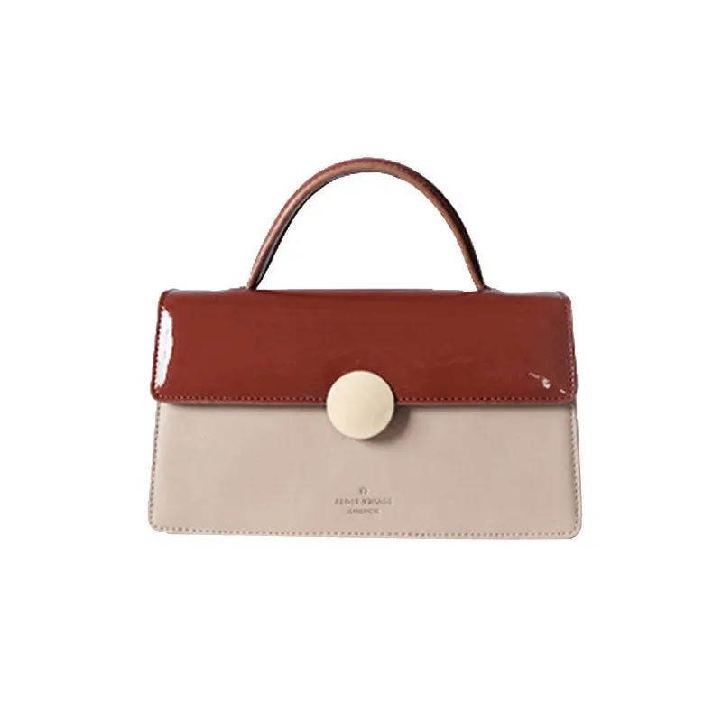 Cute Leather Brown Womens Handbag Crossbody Bag Purse Shoulder Bag for Women
