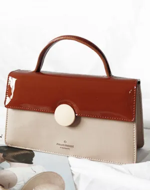 Cute Leather Brown Womens Handbag Crossbody Bag Purse Shoulder Bag for Women