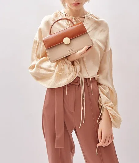 Cute Leather Brown Womens Handbag Crossbody Bag Purse Shoulder Bag for Women