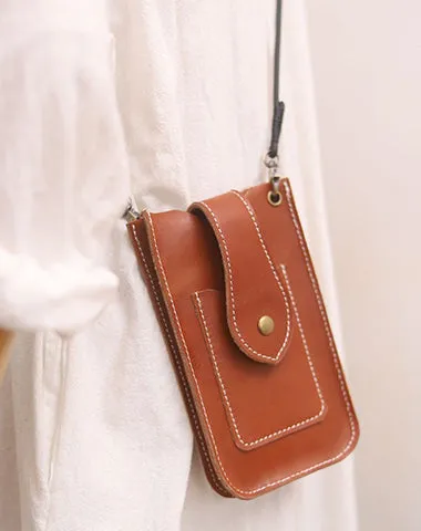 Cute LEATHER Slim Side Bag Pouch Phone WOMEN SHOULDER BAG Phone Crossbody Pouch FOR WOMEN