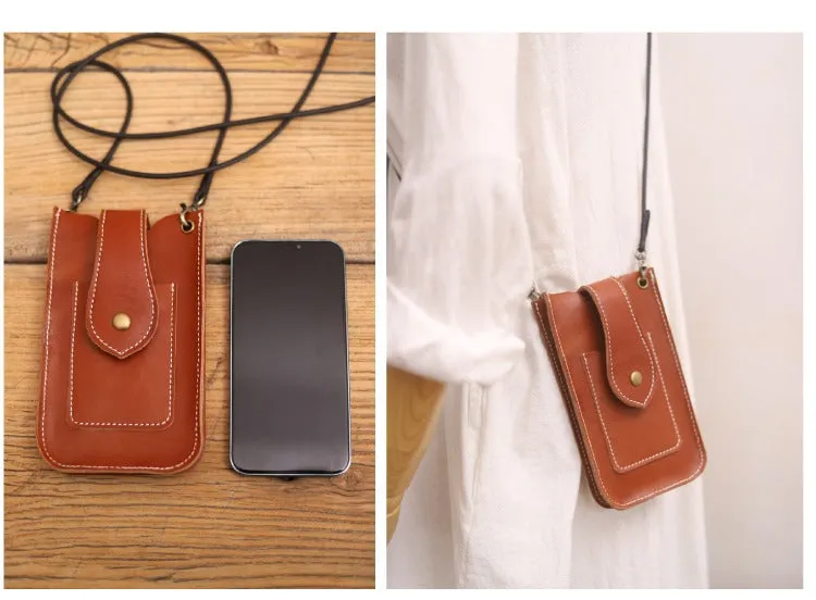 Cute LEATHER Slim Side Bag Pouch Phone WOMEN SHOULDER BAG Phone Crossbody Pouch FOR WOMEN