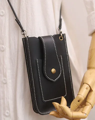 Cute LEATHER Slim Side Bag Pouch Phone WOMEN SHOULDER BAG Phone Crossbody Pouch FOR WOMEN
