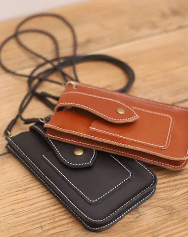 Cute LEATHER Slim Side Bag Pouch Phone WOMEN SHOULDER BAG Phone Crossbody Pouch FOR WOMEN