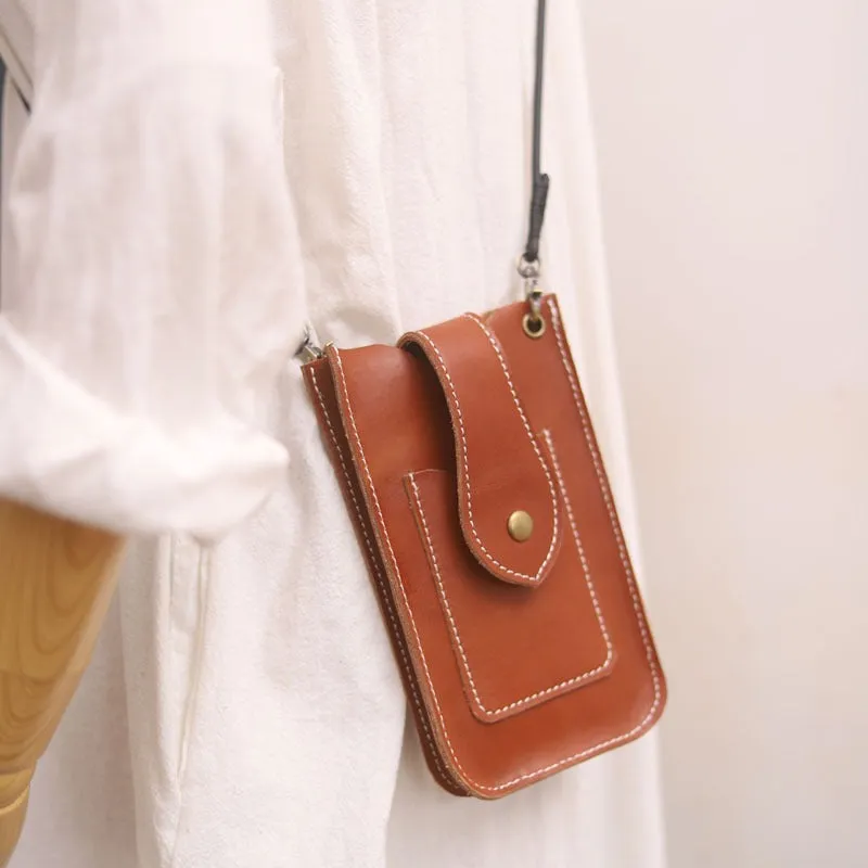 Cute LEATHER Slim Side Bag Pouch Phone WOMEN SHOULDER BAG Phone Crossbody Pouch FOR WOMEN