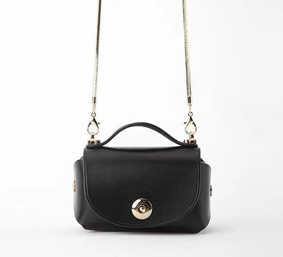 Cute Leather Womens Mini Chain Purse Makeup Handbags Tiny Chain Shoulder Bags for Women
