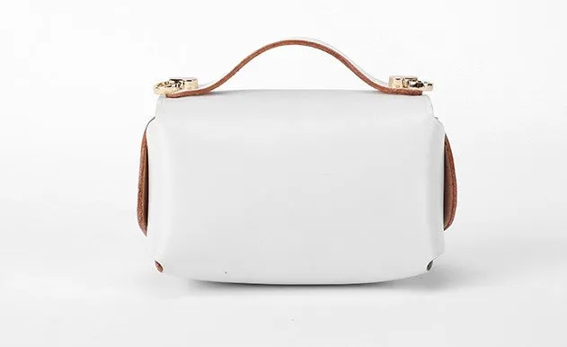Cute Leather Womens Mini Chain Purse Makeup Handbags Tiny Chain Shoulder Bags for Women