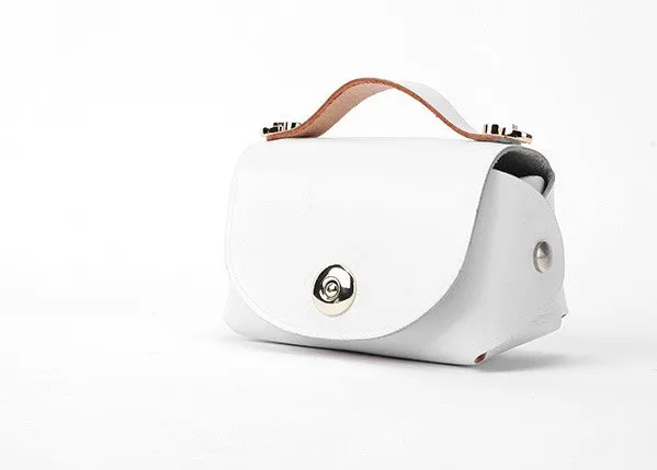 Cute Leather Womens Mini Chain Purse Makeup Handbags Tiny Chain Shoulder Bags for Women