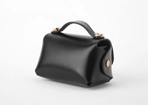 Cute Leather Womens Mini Chain Purse Makeup Handbags Tiny Chain Shoulder Bags for Women