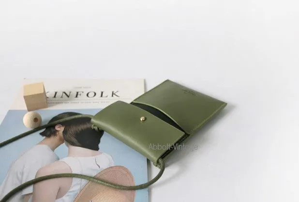 Cute Leather Womens Slim Cell Phone Purse Crossbody Purses Shoulder Bag for Women
